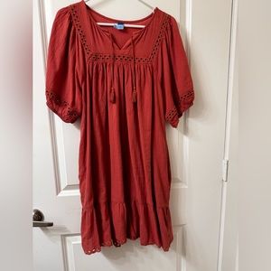 Worn once Old Navy puff sleeve dress